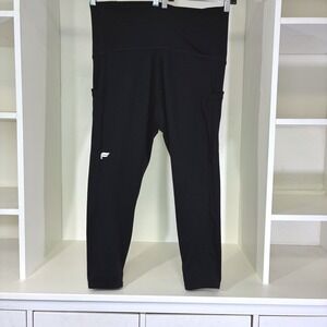 Fabletics Bundle PureLuxe Black High Waist Leggings & High Neck Sports Bra L XL